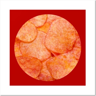 Ketchup Chips Circle Photograph Posters and Art